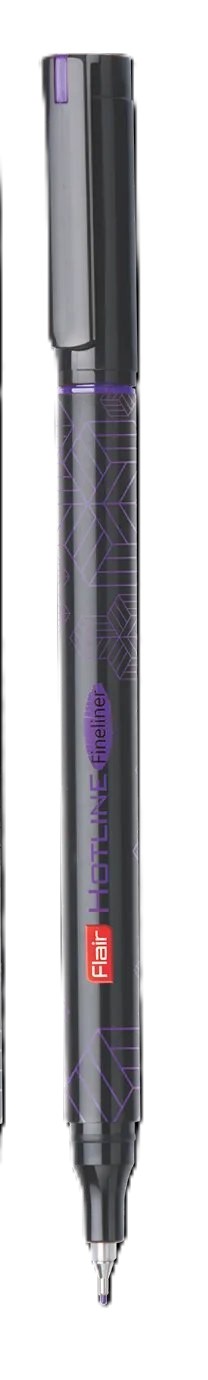 Flair Hotline Fine Liner Stick Pen, Violet